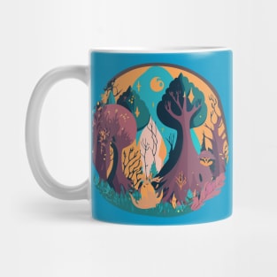 enchanted forest illustration Mug